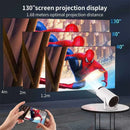 Mini Projeto Hy300 Smart Portátil TV Hd 4k Bluetooth Wifi Cor Branco Android 11.0 5g Cinema em Casa Imagem Nítida Compatível Com Diversos Dispositivos Com Controle VLX