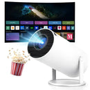 Mini Projeto Hy300 Smart Portátil TV Hd 4k Bluetooth Wifi Cor Branco Android 11.0 5g Cinema em Casa Imagem Nítida Compatível Com Diversos Dispositivos Com Controle VLX
