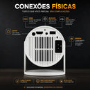 Mini Projeto Hy300 Smart Portátil TV Hd 4k Bluetooth Wifi Cor Branco Android 11.0 5g Cinema em Casa Imagem Nítida Compatível Com Diversos Dispositivos Com Controle VLX