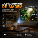 Mini Projeto Hy300 Smart Portátil TV Hd 4k Bluetooth Wifi Cor Branco Android 11.0 5g Cinema em Casa Imagem Nítida Compatível Com Diversos Dispositivos Com Controle VLX