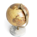 Globo Dourado com Base em Mármore