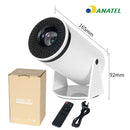 Mini Projeto Hy300 Smart Portátil TV Hd 4k Bluetooth Wifi Cor Branco Android 11.0 5g Cinema em Casa Imagem Nítida Compatível Com Diversos Dispositivos Com Controle VLX