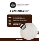 Jogo De Panelas Brinox Smart Plus 6pçs Ceramic Life Vanilla 4791102