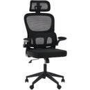 Cadeira Escritório Ergonômica Genebra G100 Com Suporte Lombar Relax Estofado Mesh Preto