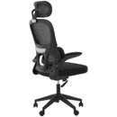 Cadeira Escritório Ergonômica Genebra G100 Com Suporte Lombar Relax Estofado Mesh Preto