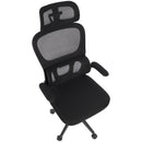 Cadeira Escritório Ergonômica Genebra G100 Com Suporte Lombar Relax Estofado Mesh Preto