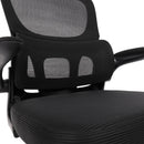 Cadeira Escritório Ergonômica Genebra G100 Com Suporte Lombar Relax Estofado Mesh Preto