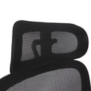 Cadeira Escritório Ergonômica Genebra G100 Com Suporte Lombar Relax Estofado Mesh Preto
